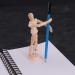 US Art Supply Wood Artist Drawing Manikin - Flexible Body with Base, 5 Male - Ideal for Human Figure Sketching - Buy Online on GoSupps.com