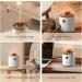 Flame Diffuser Volcano Humidifier | 360ML Essential Oil Diffuser with 2 Mist Modes & Colorful Lights for Bedroom Office & Yoga - Buy Online on GoSupps.com