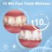 MySmile Teeth Whitening Kit with LED Light - Fast 10 Min Non-Sensitive Whitener | 3 Carbamide Peroxide Gels | Enamel Safe & Non-Toxic - Whiter Teeth | Blue - Buy Online on GoSupps.com
