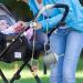 Monozoz Pacifier Belt & Stroller Toy Holder | Adjustable Silicone Toy Accessories for Kids - Light Gray - Buy Online on GoSupps.com