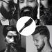 Baokuan Beard Brush - Wild Boar Bristle Curved Wave Brush for Men | Professional Facial Shaving & Mustache Tool | Salon Quality Hairdressing Tool - Buy Online on GoSupps.com