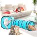 Pawise Cat Tunnel and Cube Pop Up Playset - Collapsible Indoor Outdoor Kitten Toys - Buy Online on GoSupps.com