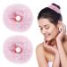 Lusofie 2Pcs Pink Pompom Hair Tie Set - Faux Rabbit Fur Scrunchies for Girls and Women - Buy Online on GoSupps.com