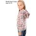 V.&GRIN Pink Tie Dye Girl Zip Hoodie Sweatshirt | Soft Fuzzy Fleece Jacket for Girls 7-8 Years - Buy Online on GoSupps.com