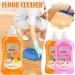 17.6 oz/500ml Hardwood Floor Cleaner Powerful Decontamination Floor Cleaner Wood Floor Cleaning Cleaner Polishing Brightening Tile Cleaner (2PCS Sweet Orange) 2PCS Sweet orange - Buy Online on GoSupps.com