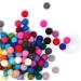 Glaciart One 1.5 cm Wool Felt Pom Pom Balls - 120 Pack | Handmade Felted Wool in 40 Colors for Felting, Crafting & Garland Making - Buy Online on GoSupps.com