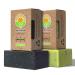 Earthmade Refreshing Blend Combo BLACK SEA Natural Soap Bar 6oz + GARDEN Natural Soap Bar 6oz