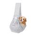 Dog carrier bag dog carrier for pets sling dog pet for puppies small dogs and cats outdoors and excursions gray-01