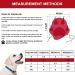 NeuWook Waterproof Dog Boots Set of 4 for Small Medium Large Dogs - Non-Slip and Wear-Resistant Protective Shoes with Reflective Straps - Size M Red - Buy Online on GoSupps.com