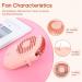 Buqikma Rechargeable Mini Lash Fan | Portable Handheld Dryer for Eyelash Extensions - Pink-Type C - Buy Online on GoSupps.com