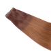 Tape In Hair Extensions #2/8 Ombre - 60cm - 100% Remy Real Hair - 60 Tresses 2.5g Each - Novon Hair Extensions - Buy Online on GoSupps.com