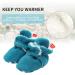 EDOTON Unisex Newborn Winter Boots - Soft Stay On Adjustable Bootie Sock, Blue (12-18 Months) - Buy Online on GoSupps.com