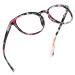 LifeArt Blue Light Blocking Glasses Anti Eyestrain Computer Reading Glasses Gaming Glasses TV Glasses for Women Anti Glare (Floral +2.00 Magnification) Muse_pinkfloral 2.0 x