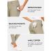 Hiverlay Women's Pro Golf Pants - Quick Dry Lightweight Work Pants for Hiking and Casual wear - Light Khaki Medium - Buy Online on GoSupps.com