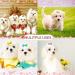 Mruq Dog Bows Clips 80pcs/40pairs - Small Dog Grooming Bows with Metal Clips - Puppy Hair Barrettes for Yorkie - 0.98x1.37 inches - Buy Online on GoSupps.com