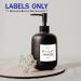 Waterproof Soap Label Stickers for Bathroom/Kitchen Dispensers - Removable Cleaning Labels (12 Pack) - Buy Online on GoSupps.com