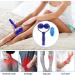 Massage Scooters with Interchangeable Ring Balls & Rollers | Self-Massage Ball Set for Legs Back & Shoulders Relieve Muscle Pain - Buy Online on GoSupps.com