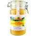 Raw linden honey from ImkerPur, unfiltered, uncentrifuged or heated, contains flower pollen, beeswax, propolis, bee bread and royal jelly