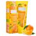 IZBEAUVO Vitamin C Face Exfoliator Gel Orange Face Scrub Exfoliator Vitamin C Exfoliating Face Scrub Acne Exfoliating Scrub Pore Facial Scrub Exfoliating Face Wash Remove Blackhead