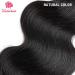 Beauhair Brazilian Body Wave Virgin Hair Bundles with Lace Closure | 14/16/18+14 Inch | Unprocessed Human Hair | Natural Black 4X4 Lace Closure | Free Part | Body Wave Bundles - Buy Online on GoSupps.com