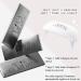 Adora Couture Semi Cured Gel Nail Strips - Pink & White Sparkle Manicure | Press On Nails for Women - Home Salon Kit (Sweetie Pie) - Buy Online on GoSupps.com