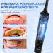 Saker Tooth Polisher Kit - Rechargeable Dental Polisher with 12 Brush Heads LED Light & 5 Speed Modes - Waterproof Teeth Whitening Tool for Perfect Smiles - Buy Online on GoSupps.com