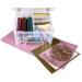 ArtBin 6990SO Double Deep Super Satchel with Removable Dividers, Clear/Gold - Large Portable Art & Craft Storage - Buy Online on GoSupps.com