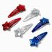 Claires Red, White & Confetti Stars Snap Hair Clips - Set of 6 (2 Red, 2 White, 2 Blue) - Buy Online on GoSupps.com