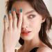 Siopob Nail Polish Stickers | Gel Nail Wraps | Semi Cured Nail Wraps For Women Glitter Nail Polish Strips Adhesive Nail P-olish Stickers Gel Nail Strips Stickers On Nails Ss029 - Buy Online on GoSupps.com