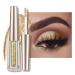 Anglicolor Diamond Glitter Liquid Eyeshadow  Glitter Eyeshadow  Lightweight Smooth  Shimmer Eyeshadow  Metals Gloss Sparkling Eyeliner Pen  Cosmetics Gift for Girls and Women 01(Light Gold)