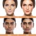 YANYE Highlighter Makeup Palette - Long Lasting Facial Shimmer Powder with Mirror in Nude Pink | Includes Brush for Face Highlighting - Buy Online on GoSupps.com