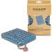 Knapp Made Combo Chainmail Cast Iron Scrubber with Silicone Core - Premium Cleaner for Cookware Skillets Woks - Heavy Duty Rings - Ice Blue - Buy Online on GoSupps.com