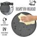 AVYDIIF Pet Feeding Mats for Small Paws - Black & Gray Durable Non-Slip Easy to Clean - Buy Online on GoSupps.com