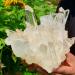 Natural Transparent White Quartz Crystal Cluster Specimen 1pc Decoration (Size : 200-250g) - Buy Online on GoSupps.com