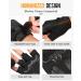 Atercel Half-Finger Bicycle Gloves for Men & Women - SBR Padded Cycling & MTB Gloves - XL Black - Perfect for Fitness & Outdoor Adventures - Buy Online on GoSupps.com