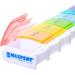 Maxpert Weekly Pill Organizer Case | Arthritis-Friendly Push Button Pill Planner | Large 7 Day Medication & Vitamin Organizer - Buy Online on GoSupps.com