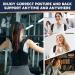 Buy M Size Back Brace Posture Corrector for Men & Women Adjustable Upper & Lower Back Pain Relief & Support - Buy Online on GoSupps.com