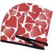 Hair Towel Wrap with Button | Quick-Dry Hair Turban & Head Towel - Hearts Design - Buy Online on GoSupps.com