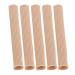 Toe Tube 5pcs Finger Toe Tube Toe Sleeve Separator Pedicure Corn PU Gel Elastic Fabric Toe Protector Gel Lining Finger Toe Separator Tubing for Bunion Hammer Toe Callus (Small)