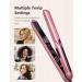 ANGENIL Argan Oil 2-in-1 Hair Straightener & Curler | Professional Portable Flat Iron | 1 Inch Dual Voltage LCD Display | Pink - Buy Online on GoSupps.com