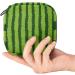 Portable Women's Napkin Storage Bag - Green Watermelon Pattern for Periods & Breastfeeding | Ideal for Teens & Girls - Buy Online on GoSupps.com