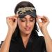 Baja Black Collared Lizard Sleep Mask - Light Blocking Eye Mask for Sleeping | Adjustable Strap | Soft & Lightweight Eye Cover for Men & Women | Perfect for Travel Naps & Work - Buy Online on GoSupps.com