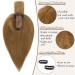 Ruwiss Real Hair Topper for Women | Silk Base Clip-In Hair Pieces | Light Brown Short Wigs for Thin Hair | 100% Human Hair Crown Topper - Buy Online on GoSupps.com