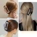 8 Pack 4.1 Inch Rectangle Hair Claw Clips for Women and Girls - Matte Finish, Non-slip, Strong Hold Hair Accessories - Buy Online on GoSupps.com