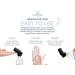 Suds2Go Refillable Caps 2 Pack - Transform Disposable Bottles into Hand Washing Station - Includes Soap Reservoir - Portable and Convenient - Black - Buy Online on GoSupps.com