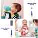 TAGVO 3 in 1 Soft Silicone Baby Bottle Cleaning Brushes Set - Teat, Straw, and Stand Cleaner for Bottles, Glasses, Thermoses, and Food Jars - Buy Online on GoSupps.com