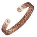 Copper Bracelets for Women Dragon and phoenix Adjustable Magnetic Bracelet Healthy Jewelry Gift (CPB-0036SGA)