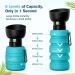 Buy Pecute Dog Water Bottle - Foldable & Non-Toxic Pet Bottle for Outdoor Activities - XL 850ml - Light Blue - Buy Online on GoSupps.com