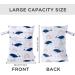 Hbselect 2PCs Waterproof Diaper Bag Set | Reusable Zipper Wet Wipes Organizer for Babies & Toddlers - Whale Design - Buy Online on GoSupps.com