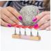 Mikinona 1 Set Nail Art Chess Piece Nail Art Training Stand Manicure Stand Nail Tips Holder for Press on Magnetic Nail Stand Nail Tip Holders False Nails Holder Fingernail Display Stands - Buy Online on GoSupps.com
